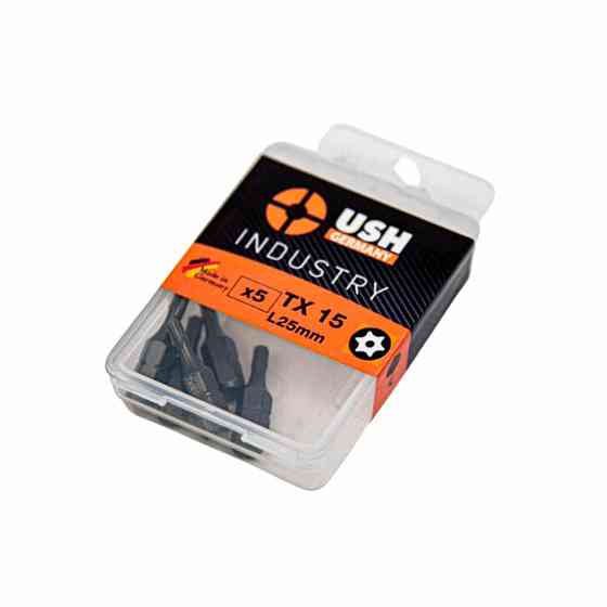 Насадка викруткова USH Industry: TORX TAMPER TT15 x 25 мм, Уп. 5 шт. Одеса