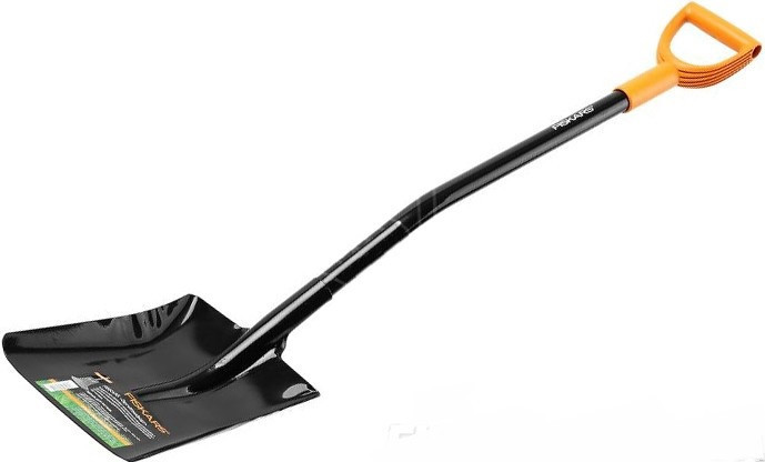 Совкова Лопата для бетону Fiskars "Solid" (1001580/132911/1067518) Шведська сталь Нововолинськ - фото 3