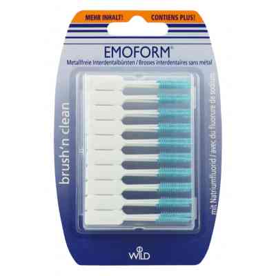 Щітки для міжзубних проміжків Dr. Wild Emoform Brush'n clean безметалеві 50 шт. (7611841701099) Вінниця
