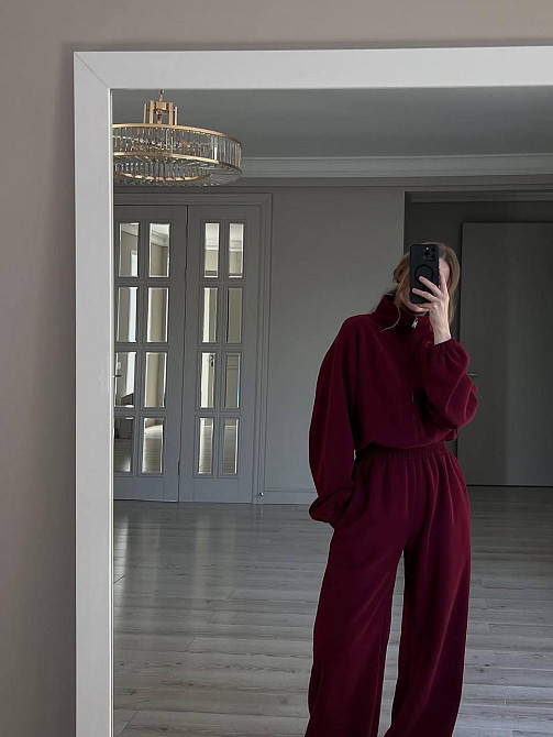 Жіночий теплий повсякденний комбінезон трьохнитка на флісі Одеса - фото 3