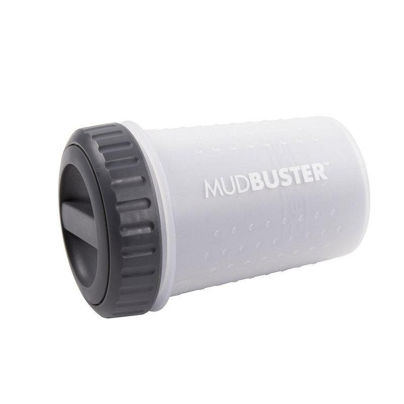 Лапомойка с крышкой для собак Dexas Mud Buster Lidded (Дексас Мад Бустер) Серый, Средний -  высота 15, диаметр 10 см, обьем 170 мл. Запорожье - изображение 1