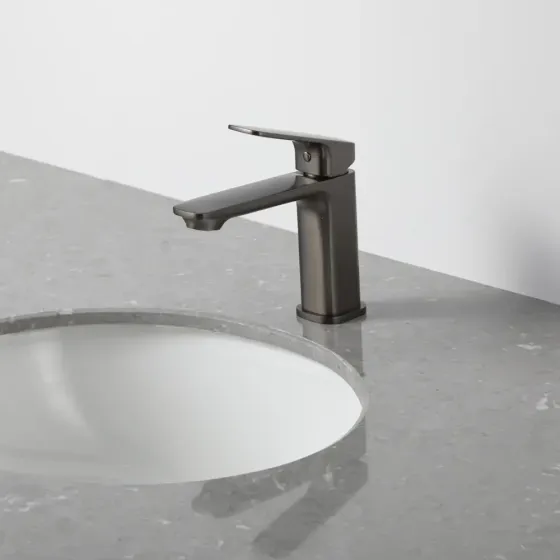 Смеситель для умывальника GAPPO G1028-9, графит Киев