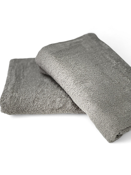 Махровое полотенце Ideal Textile 70х140 см однотонное (56860538) сірий Черновцы - изображение 1