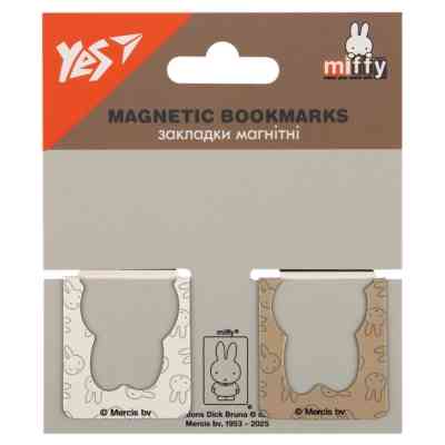 Закладки для книг Yes магнітні Miffy, висікання, 2 шт (708398) Вінниця