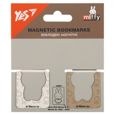 Закладки для книг Yes магнітні Miffy, висікання, 2 шт (708398) Вінниця - фото 2
