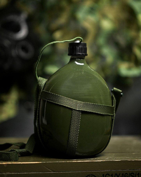 Фляга походная АЛЮМИНЕВАЯ  ДЛ7015 Одесса - изображение 1