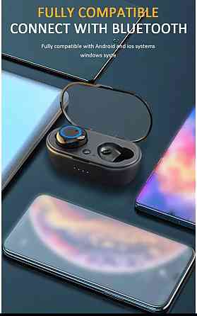 Наушники беспроводные TWS Y50 Bluetooth 5.0 + DER white Киев
