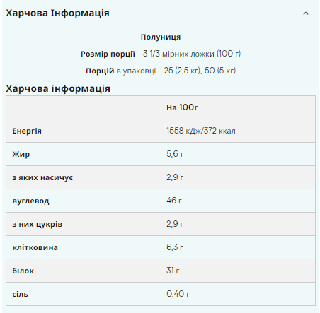 Гейнер Myprotein Impact Weight Gainer V2 2500g полуниця Київ - фото 4