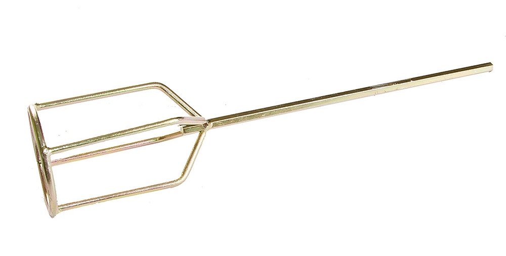 MASTERTOOL Міксер будівельний для гіпсових та цементних сумішей MASTERTOOL HEX Ø 80 мм L 400 мм Коломия - фото 1