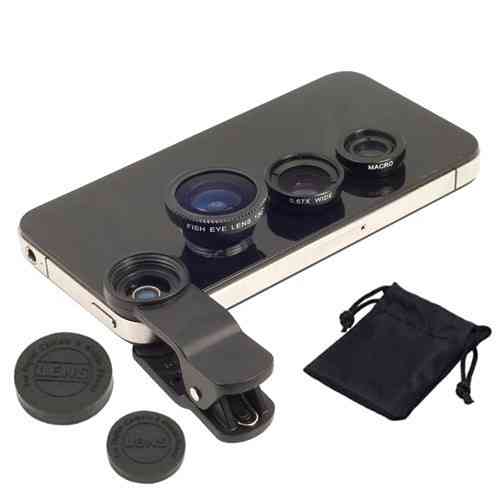 Универсальный объектив Universal Clip Lens 3в1 линза для смартфона Киев