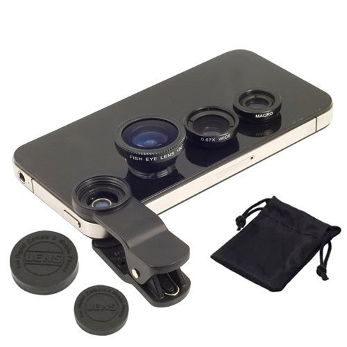 Универсальный объектив Universal Clip Lens 3в1 линза для смартфона Киев - изображение 2