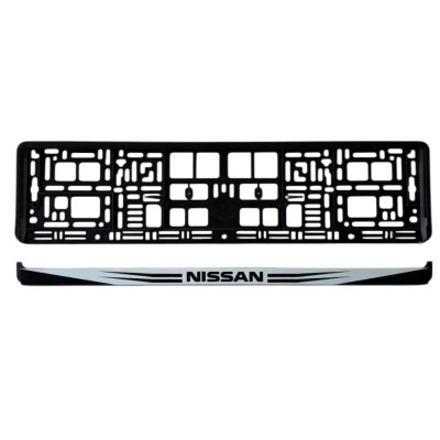 Рамка номерного знака Poputchik Nissan (24-113-IS) Вінниця - фото 2