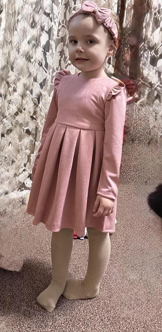 Платье праздничное нарядное повседневное для девочки с повязкой на голову 98,104,110,116,122 Николаев - изображение 1