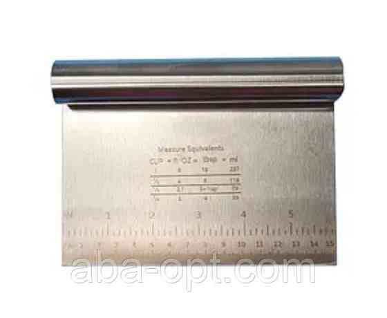 Шпатель різак кондитерський з розміткою 11 х 15 см Нео (шт) Одеса