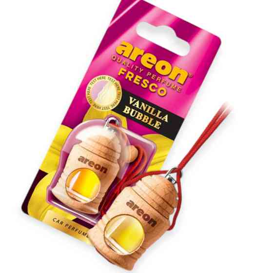 Ароматизатор на зеркало жидкий 8мл areon fresco бут.+корок 