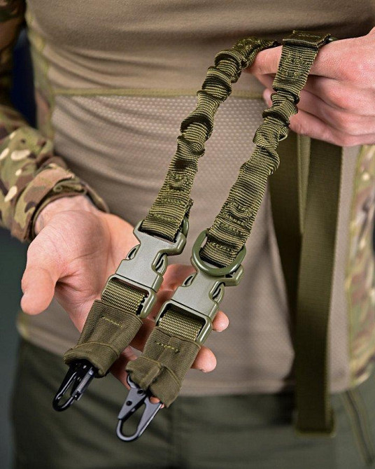 Двоточковий збройовий ремінь олива ПП7606 Одеса - фото 5