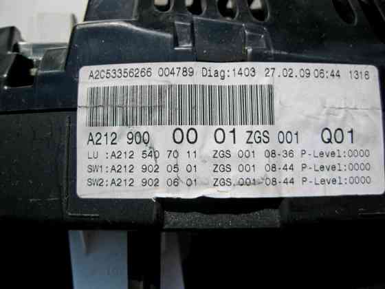 Mercedes-Benz  A2129000001 Щиток - панель приладів дизель E-Class W212 до рестайлу Одеса