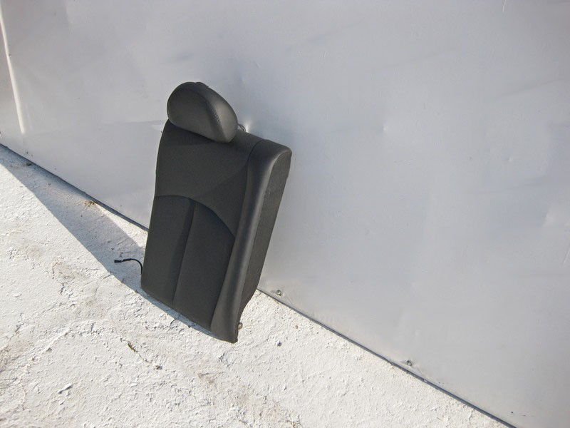 Mercedes-Benz  A2119201860 9D88 Права чорна шкірозамінна спинка заднього розкладного сидіння E-Class W211 Одеса - фото 4