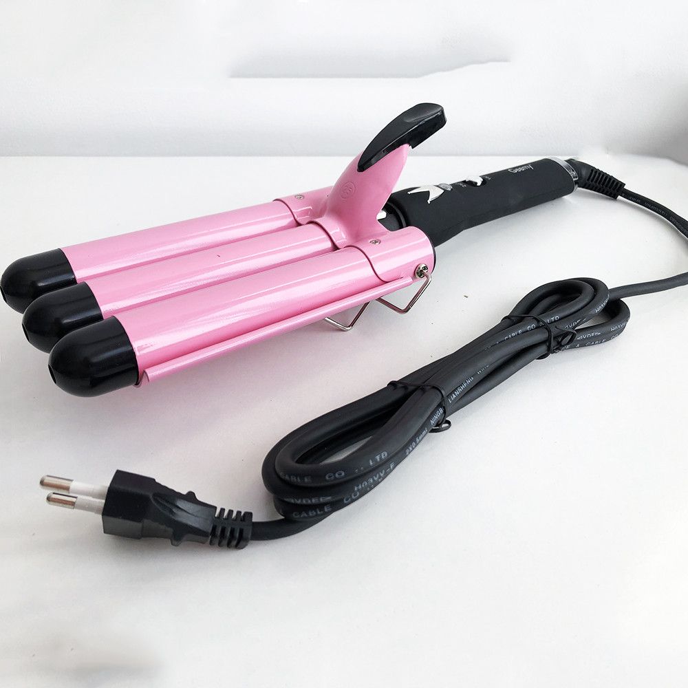 Багатофункціональні плойки для волосся GEMEI GM-1956-25 тройная Щипці для волосся об'ємної зачіски TD-18 Львів - фото 14