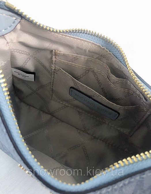 Маленькая женская сумочка MK Jet Set Charm blue Киев - изображение 5