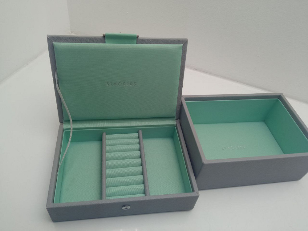 Скринька для прикрас Stackers Grey Mint, 12,5*18*11 см Луцьк - фото 5