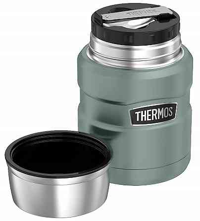 Термос для їжі з ложкою 0,47 літрів Thermos "King Food Flask Duck Egg" (173028) Неіржавка сталь Нововолинськ