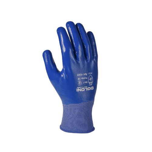 Рукавички 4581 трикотаж нітрилове покриття повний облив р.10(XL) синій ДКГ Житомир - фото 2