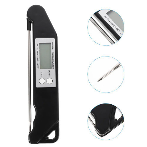 Электронный кухонный термометр с щупом 1.4″ ЖК -50~300°C точный пищевой градусник зонд ZD-D009 Киев - изображение 4