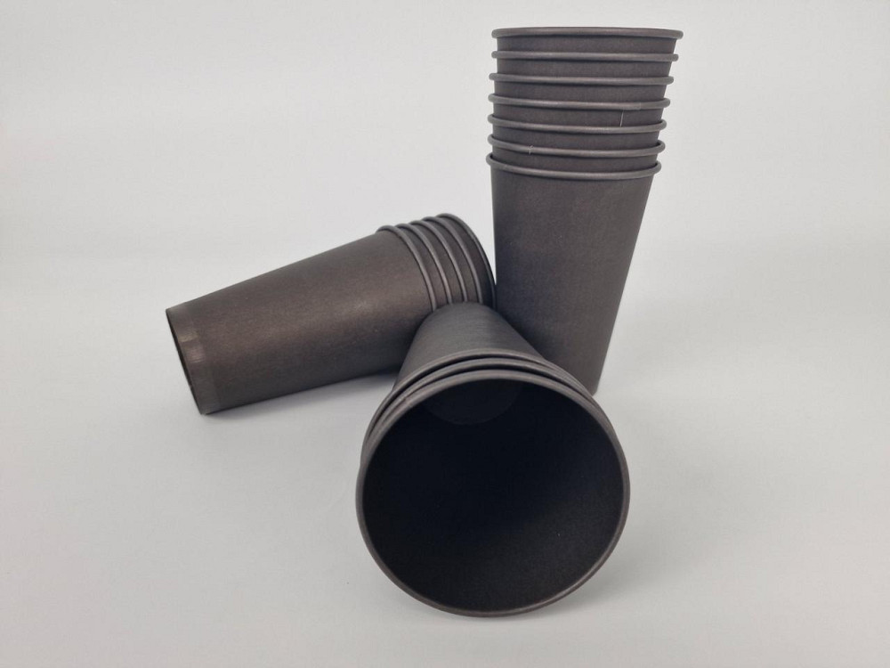 Стакан паперовий 500 мл (16oz) "Чорний" Маестро (35 шт.) Харків - фото 2