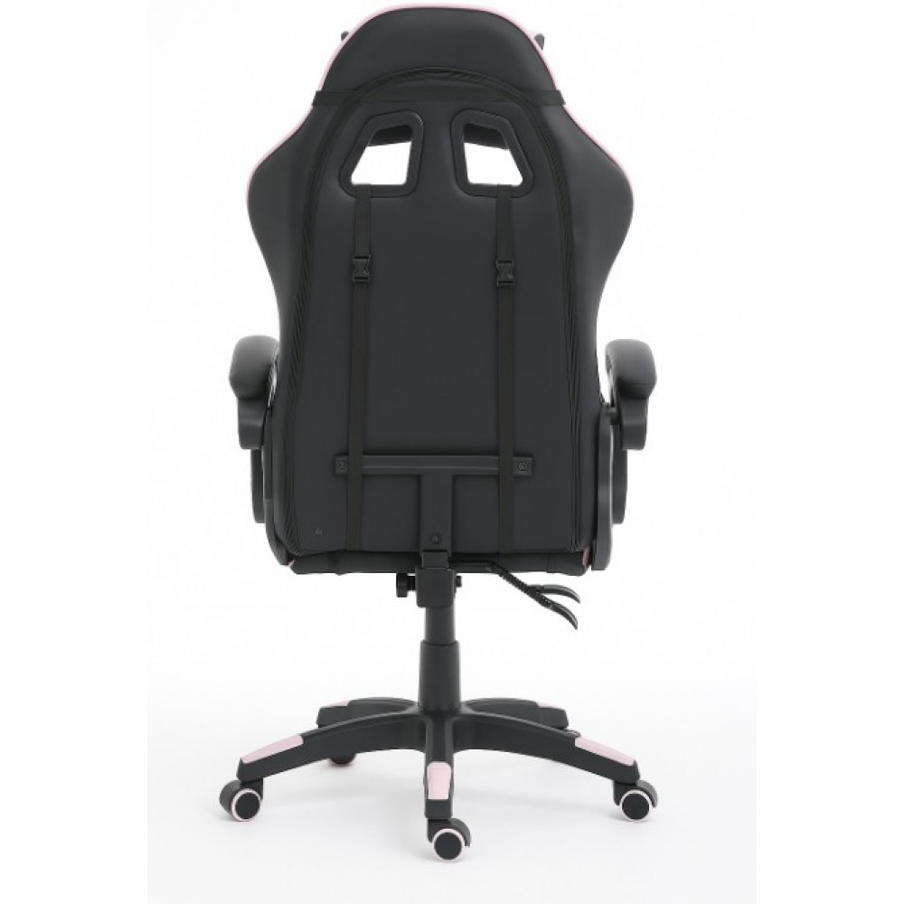 Крісло геймерське комп'ютерне ігрове Bonro BN-810 екошкіра для комп'ютера Рожевий Київ - фото 8
