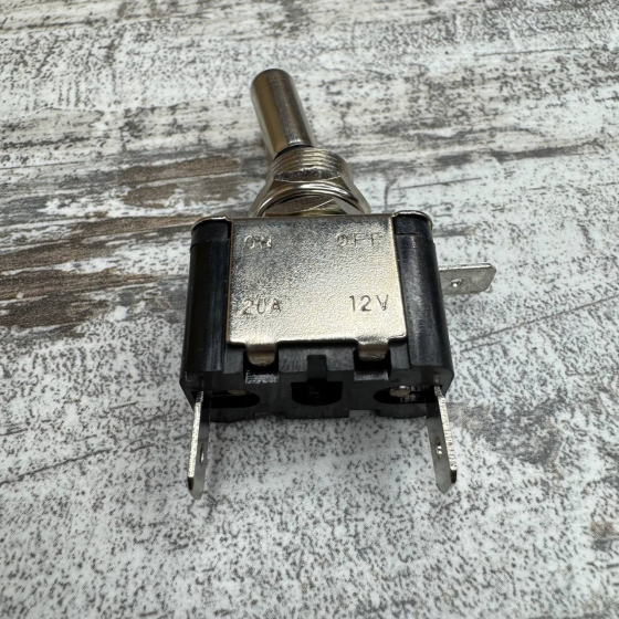 Тумблер-переключатель питания 12В 20А с LED подсветкой, красный выключатель для авто и техники Киев