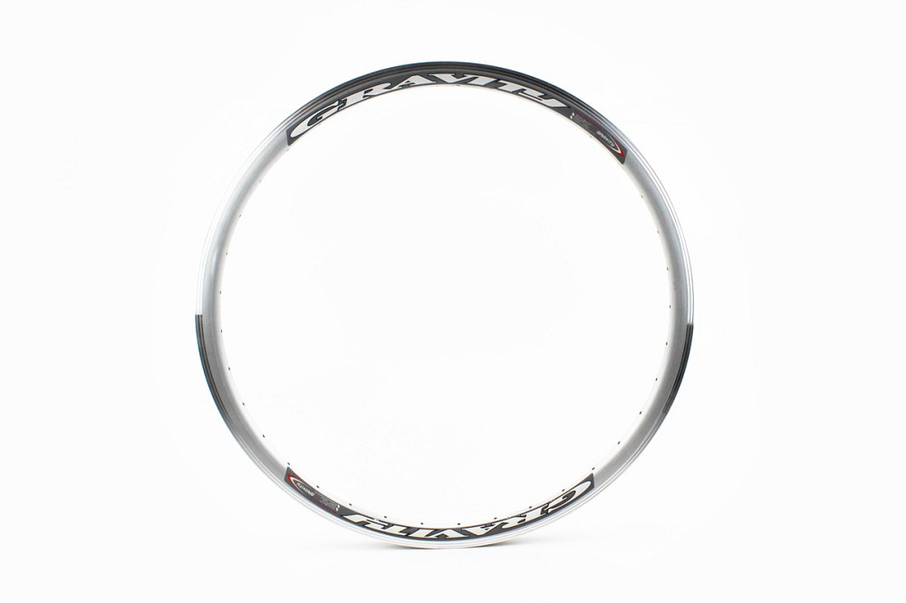 Обід 27,5" (584x19) V-brake "крапля", 14Gх36H алюмінієвий, сірий "GRAVITY" A-024 Київ - фото 1