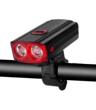 Велосипедный фонарь фара 581-A 2L2 + звонок + Power Bank + кнопка + microUSB (6 режимов звонка) Винница