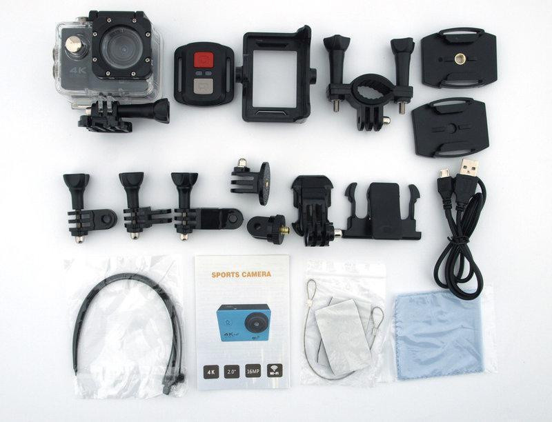 Водонепроницаемая спортивная экшн-камера DVR SPORT S3R Wi Fi с пультом, серая Винница - изображение 6