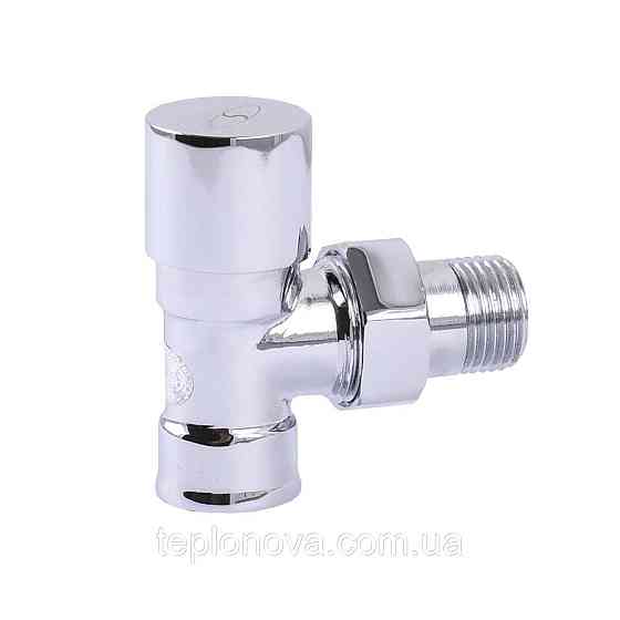 Кран вентильный угловой с американкой SOLOMON 1/2″ CHROM 1844 п/ключ Черновцы