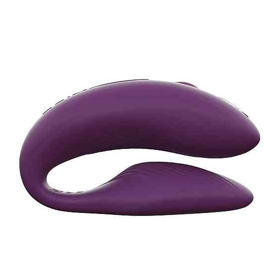 Смарт-вибратор для пар We-Vibe Chorus Purple, сенсорное управление вибрациями сжатием пульта Sex Aura Киев
