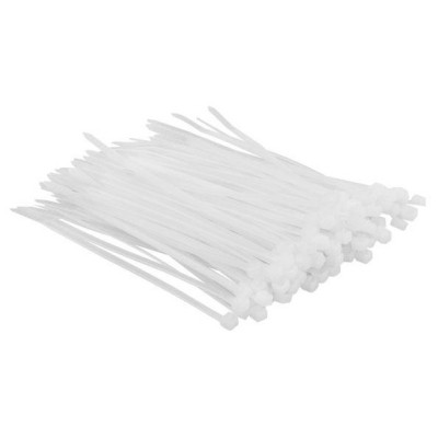 Стяжка Top Tools белая, 2.5x100 мм, пластик, 100 шт. (44E950) Винница - изображение 1