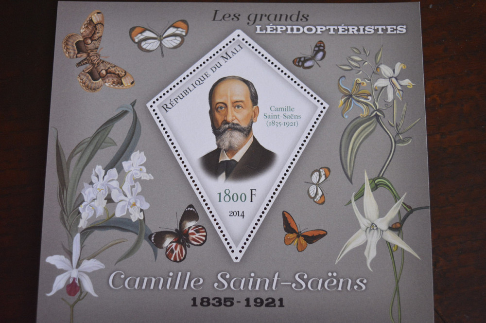 Мали. Личности.Фауна. Блок. 2014 год (Д) Полтава - изображение 1