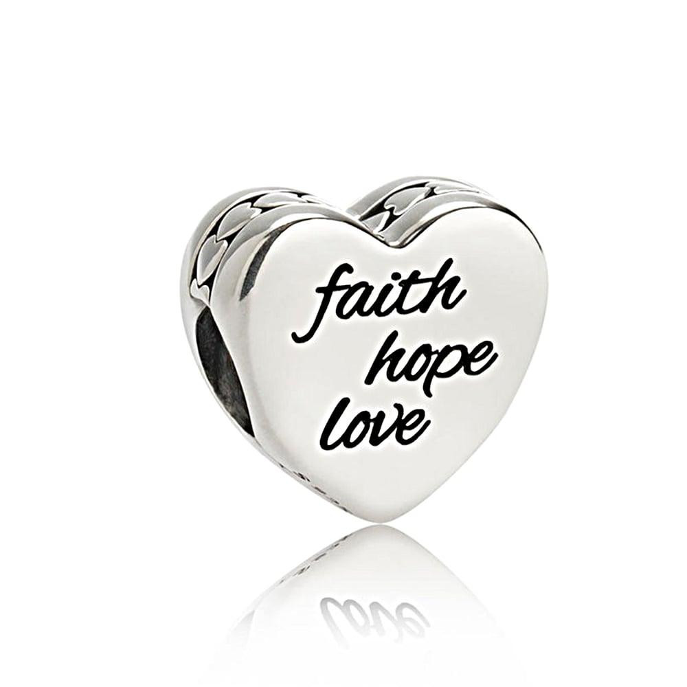 Серебряный шарм Пандора  «Вера, надежда, любовь» ENG792015_7MasterSem Киев - изображение 1
