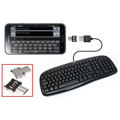 Переходник OTG Micro to USB AF Lapara (LA-OTG-microUSB-adaptor) Винница - изображение 5