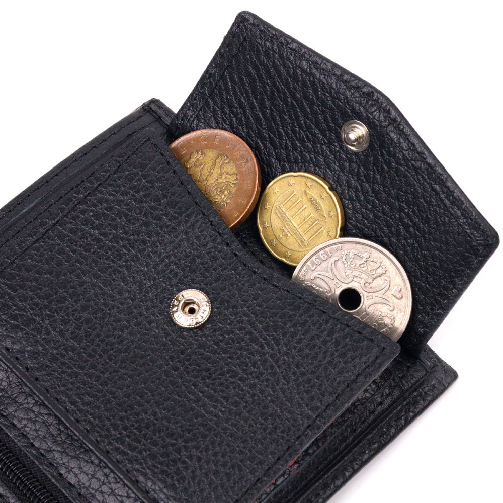 Престижное портмоне для мужчин из натуральной кожи KARYA 21323 Черный Киев - изображение 8