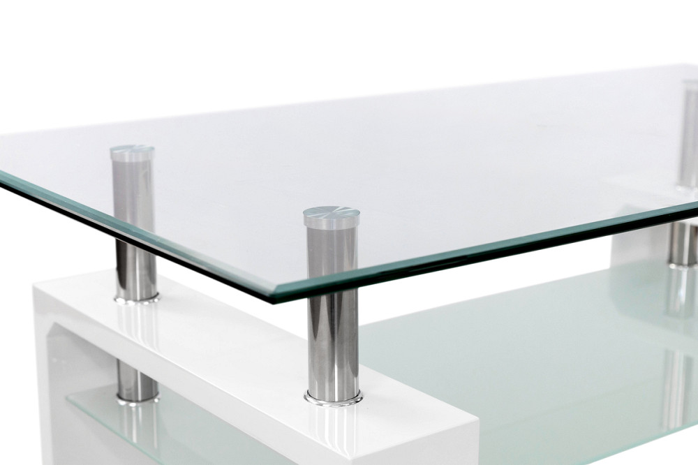 Стіл журнальний Кватро XS-3021, білий Киев - изображение 4