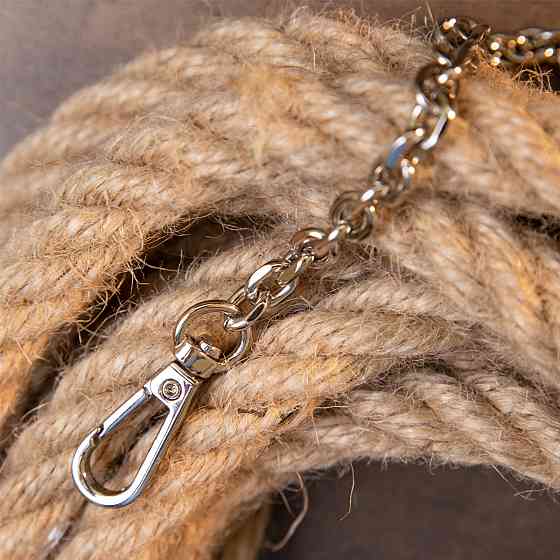 Портмоне унисекс с цепочкой Vintage 20425 Коричневое Киев