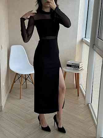 Женское элегантное вечернее платье крепдайвинг + сетка 44/46 Одесса