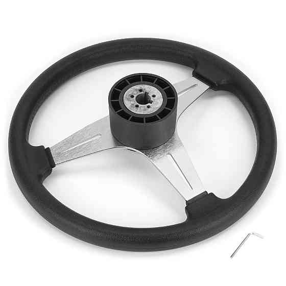 Кермове колесо 13.5 алюміній сріблясте ААА Тайвань Київ