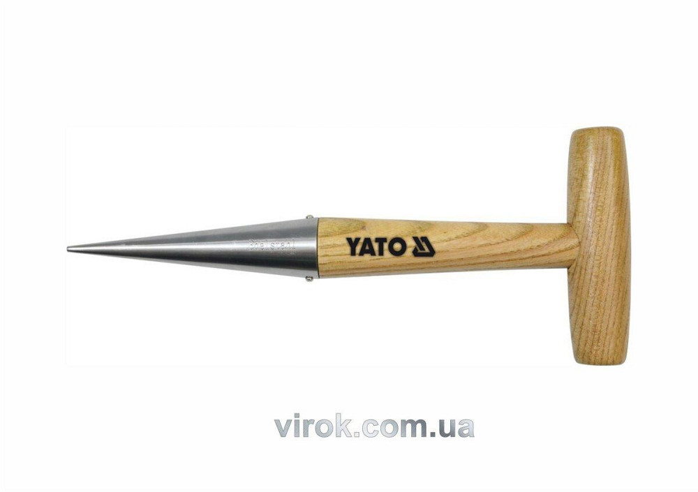 Конус посадочний з дерев'яною ручкою YATO : l= 280 мм [10/60] Одеса - фото 1