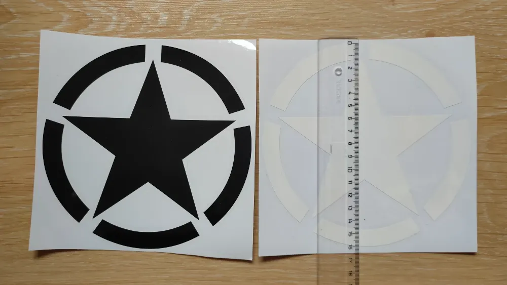 Наклейка на авто Звезда средняя Киев - изображение 5