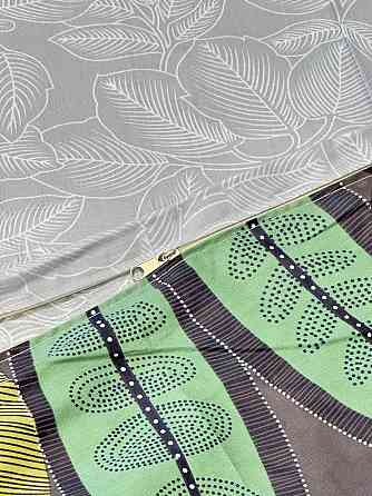 Ecotton Комплект постільної білизни Ecotton 180х215 см двоспальний 23708 Листя папороті зелений Коломия