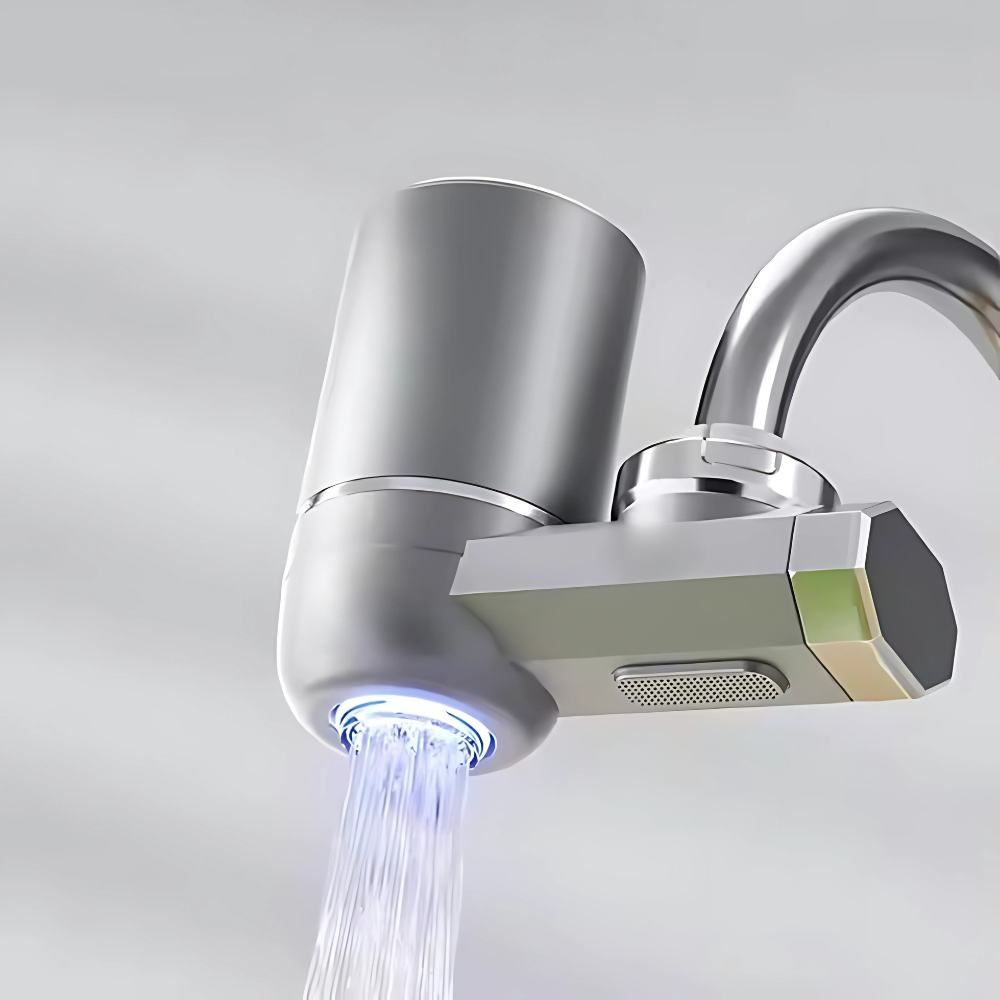 Фільтр-насадка на кран для проточної води на кухню або ванну для очищення з універсальними насадками Кам'янець-Подільський - фото 1