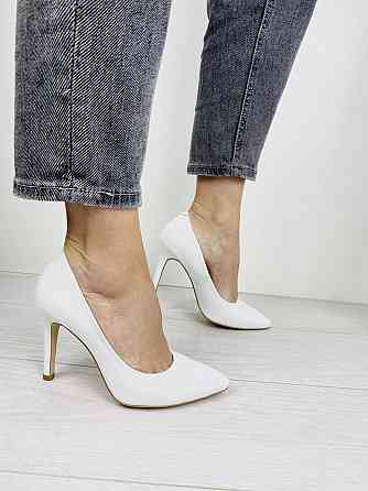 Nivelle Туфлі жіночі NIVELLE білі натуральна шкіра каблук 10 см 37р. (1826/91-9535) Коломия